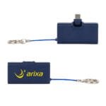 Custom Bijou 1200mAh UL Listed Power Bank with USB-C Tip & Keyring - 4