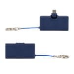 Custom Bijou 1200mAh UL Listed Power Bank with USB-C Tip & Keyring - 5