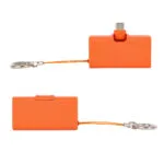 Custom Bijou 1200mAh UL Listed Power Bank with USB-C Tip & Keyring - 7