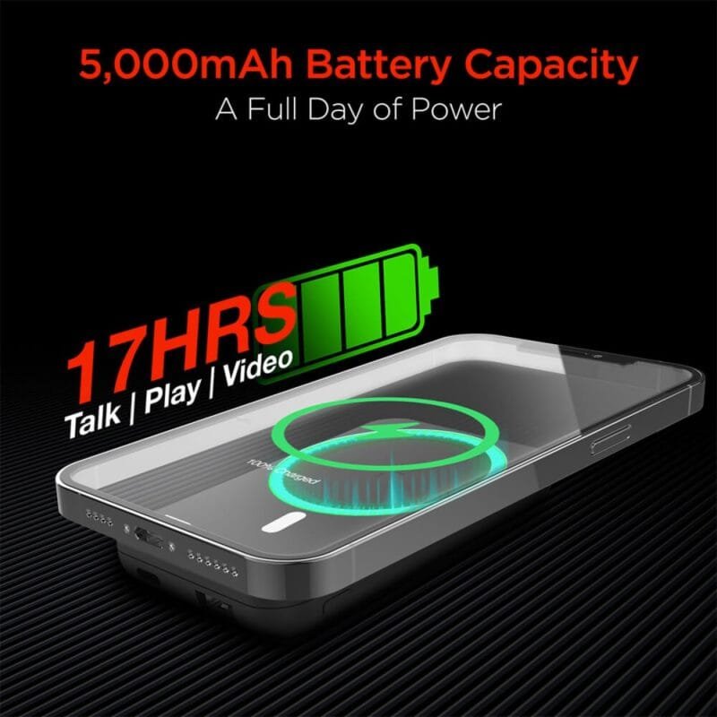 Custom HyperGear 5000mAh Magnetic Wireless Power Bank for iPhone 12+ Series - 5