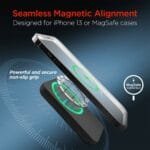 Custom HyperGear 5000mAh Magnetic Wireless Power Bank for iPhone 12+ Series - 7