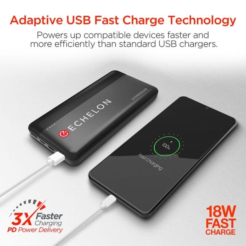 Custom HyperGear Fast Charge Power Bank with USB-C - 7