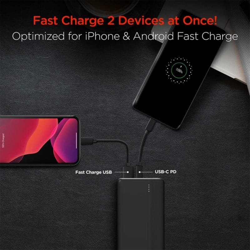 Custom HyperGear Fast Charge Power Bank with USB-C - 9