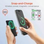 Custom HyperGear Power Pack Mag Ultra-Slim Magnetic Wireless Fast Charge Power Bank - 4