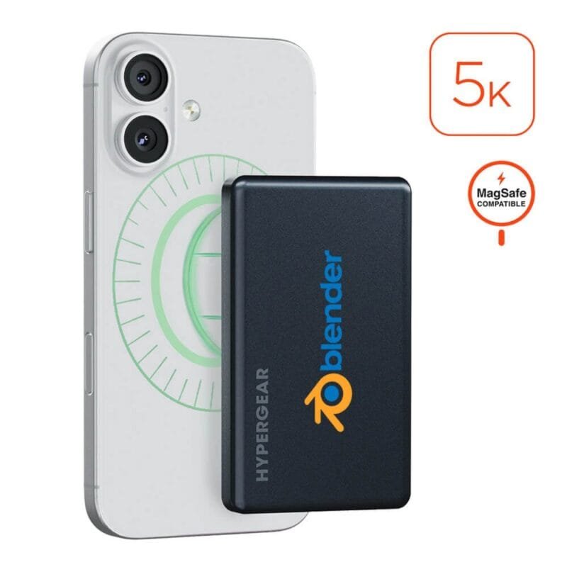 Custom HyperGear Power Pack Mag Ultra-Slim Magnetic Wireless Fast Charge Power Bank
