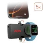 Custom HyperGear Power Pack Nano Ultra-Mini Power Bank with Built-In Apple Watch Charger