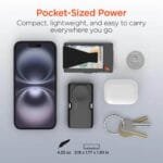 Custom HyperGear Power Pack Nano Ultra-Mini Power Bank with Built-In Apple Watch Charger - 7