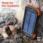 Custom HyperGear Solar 10000mAh Wireless Power Bank - 5