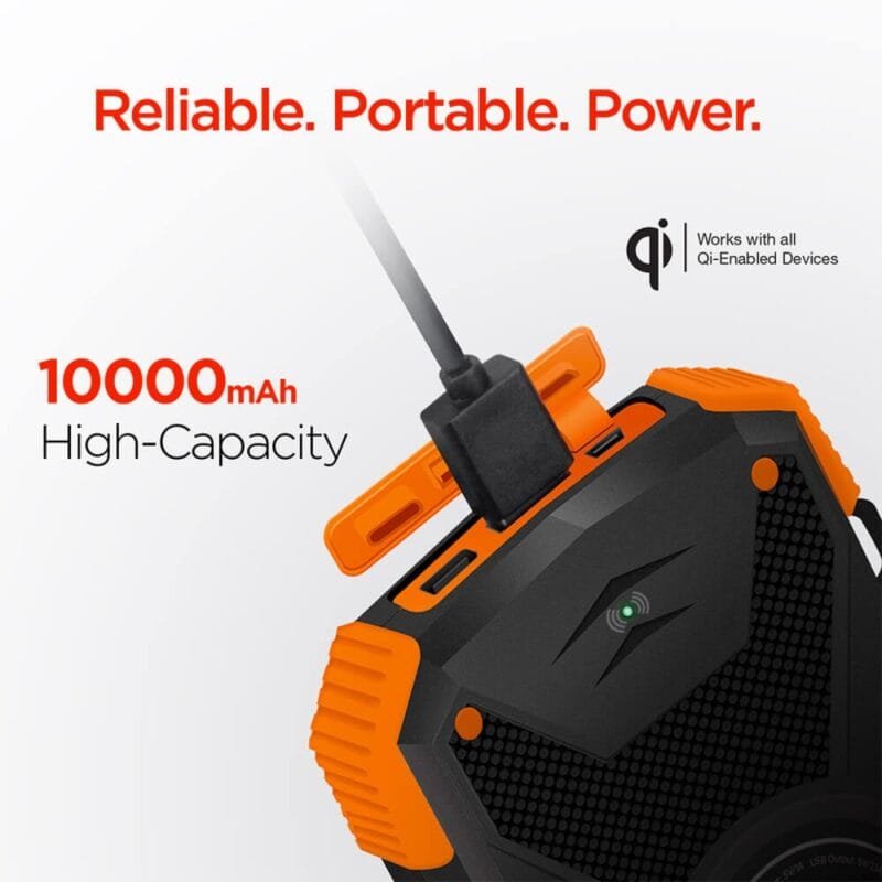 Custom HyperGear Solar 10000mAh Wireless Power Bank - 6