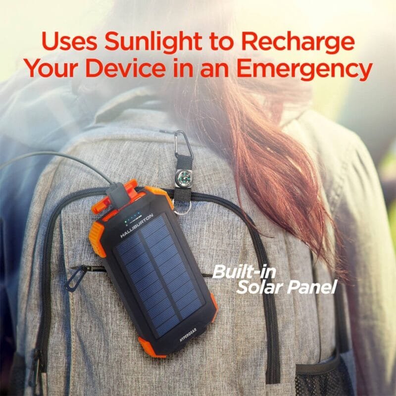 Custom HyperGear Solar 10000mAh Wireless Power Bank - 9