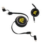 Custom Mach 4-in-1 100W PD 39" Retractable Charging Cable - 2