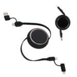 Custom Mach 4-in-1 100W PD 39" Retractable Charging Cable - 3