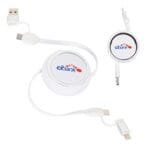 Custom Mach 4-in-1 100W PD 39" Retractable Charging Cable - 6