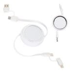 Custom Mach 4-in-1 100W PD 39" Retractable Charging Cable - 7
