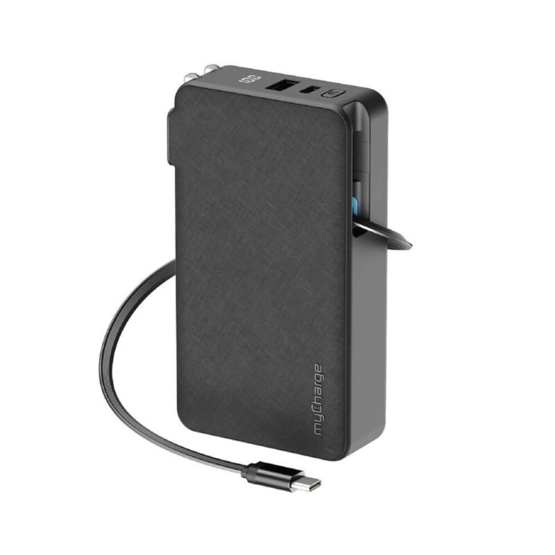 Custom MyCharge Retractacharger +10k All in One Powerbank - 1