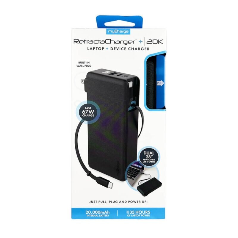 Custom MyCharge Retractacharger +20k Laptop/ Device Charger - 4