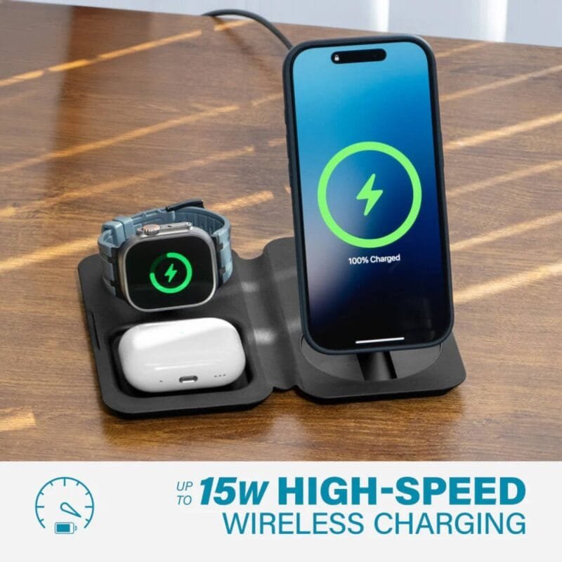 Custom Nimble FOLD 3-in-1 Wireless Charger - 6