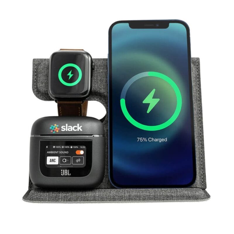 Custom Tangelo ChargePro 3" 1 Foldable Wireless Charger - 3