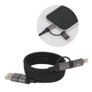 Custom Vector 4-in-1 60W PD 39" MagSnap Charging Cable