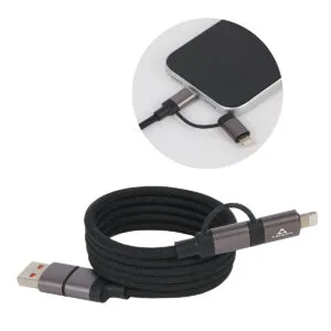 Custom Vector 4-in-1 60W PD 39" MagSnap Charging Cable
