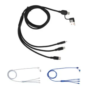 Custom Velocity 4-in-1 60W PD 47" Charging Cable