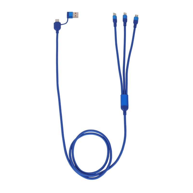 Custom Velocity 4-in-1 60W PD 47" Charging Cable - 5