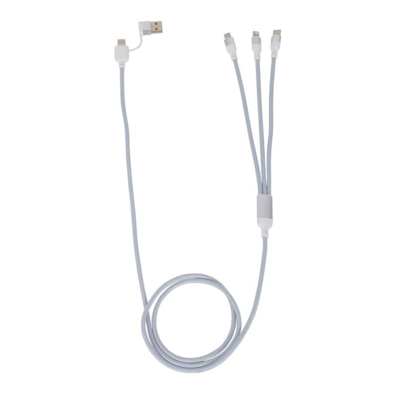 Custom Velocity 4-in-1 60W PD 47" Charging Cable - 7