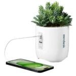 Custom iHome Faux Succulent with USB Charging Station - 4