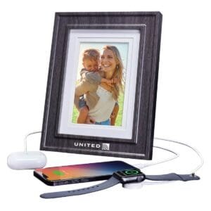 Custom iHome Picture Frame with 3 USB Chargers