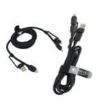 Custom Torque Flex 4-in-1 60W PD 59" Silicone Charging Cable - 2