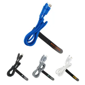 Custom Torque Flex 4-in-1 60W PD 59" Silicone Charging Cable