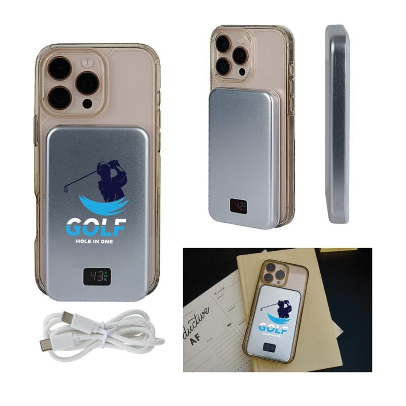 Custom Zeta 5000mAh UL Certified Wireless Power Bank