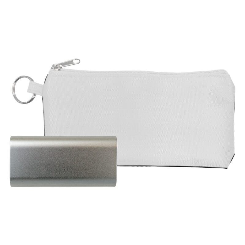 Custom Brushed Metal Tablet Power Bank Kit - 3