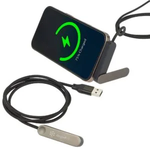 Custom ChargeStand 3-in-1 USB-A and USB-C Charging Cable