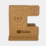 Custom Cork Qi - 3-in-1 Eco Friendly Wireless charger [Clearance] - 3