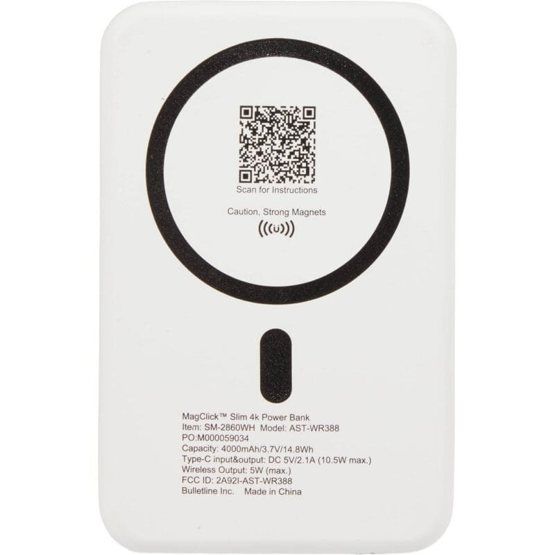 Custom MagClick™ Slim 4k Power Bank - 3
