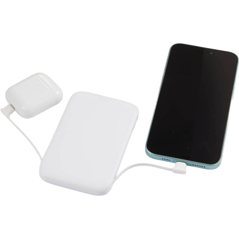 Custom UL Listed 5000 20W Power Bank with Integrated Cabl - 8
