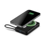 Custom iLive Powered Wireless 10K Power Bank with USB-C and Stand - Black - 1