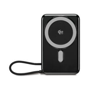 Custom iLive Powered Wireless 10K Power Bank with USB-C and Stand - Black
