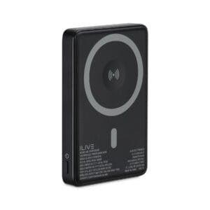 Custom iLive Wirelesss 10K Power Bank with Wireless and Watch charger - Black
