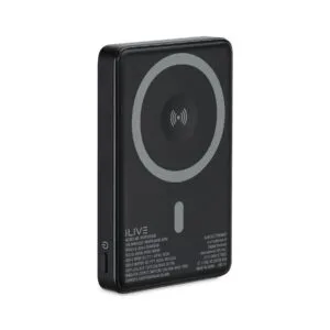 Custom iLive Wirelesss 10K Power Bank with Wireless and Watch charger - Black