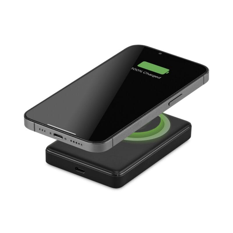 Custom iLive Wirelesss 10K Power Bank with Wireless and Watch charger - Black - 6