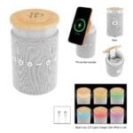 Custom 15w Wireless Charger & Speaker With Night Light