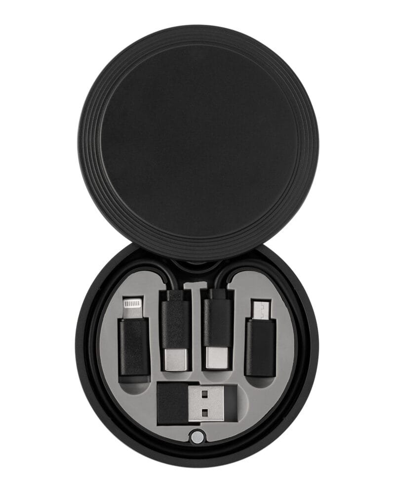 Custom 60W Eco Charging Cable Kit Keychain. - 1