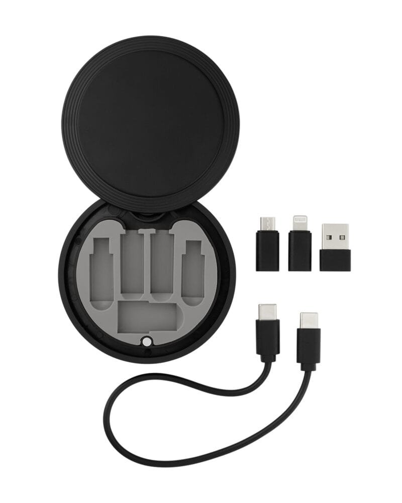 Custom 60W Eco Charging Cable Kit Keychain. - 2