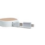 Custom BambooRetract 4-in-1 Charging Cable(Factory Direct) 10-12 Weeks - 5