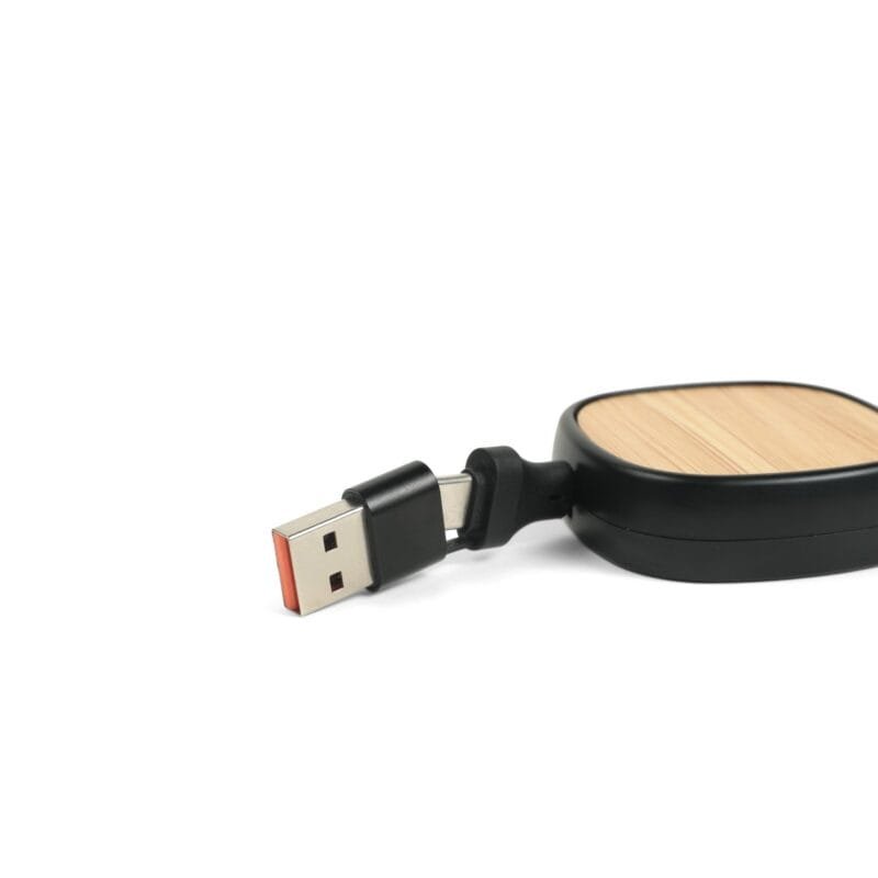 Custom BambooRetract 4-in-1 Charging Cable(Factory Direct) 10-12 Weeks - 6