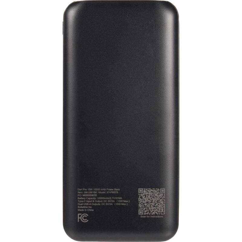 Custom Dart Pro 15W 10000 mAh Power Bank - 5