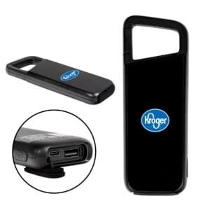 Custom PowerLatch 5000 Water-Resistant Power Bank (Factory Direct) 10-12 Weeks