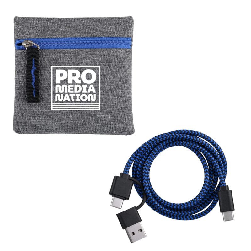 Custom RPET Fast Charging Cable Set - 2